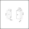 Фиксатор для накладного монтажа ODEON LIGHT FINO HIGHTECH ODL25 IP20 (двухсторонний) 7006/2F