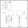 Настенный светильник ODEON LIGHT NICOLE 4890/1W