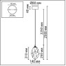 Подвесной светильник ODEON LIGHT GEMME 7111/4LA
