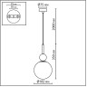 Подвесной светильник ODEON LIGHT LOLLA 6625/1A