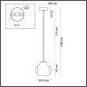 Подвесной светильник ODEON LIGHT PENDANT VASO 5097/4LB